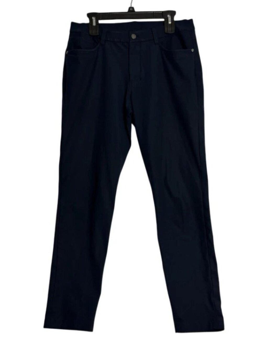 Lululemon Athletica ABC Mens Navy Blue Casual Khaki Pants Size 32 x 30